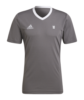 adidas Entrada 22 Trikot Grau Weiss