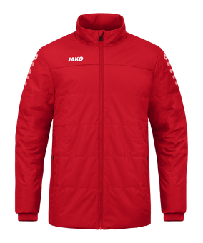 JAKO Team Coachjacke Kids Rot F100