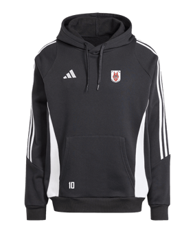adidas Tiro 24 Hoody Schwarz Weiss