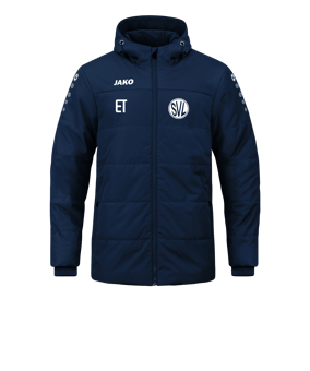 JAKO Team Coach Kapuzenjacke Blau F900