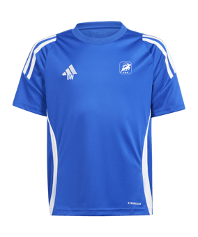 adidas Tiro 24 Trikot Kids Blau Weiss 