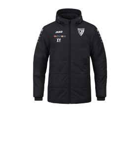 JAKO Team Coach Kapuzenjacke Kids Schwarz F800