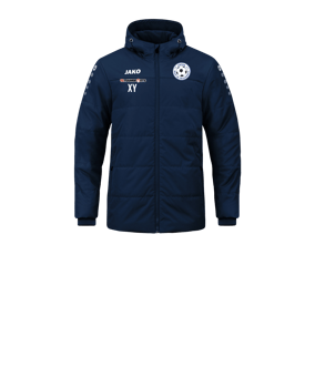 JAKO Team Coach Kapuzenjacke Kids Blau F900