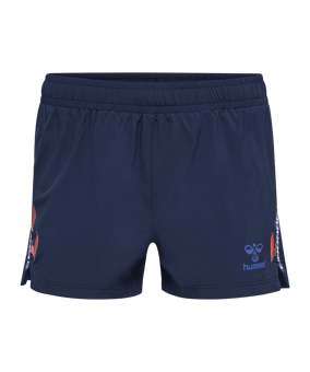 Hummel Pro Grid Game Short Damen Blau F7094 - blau