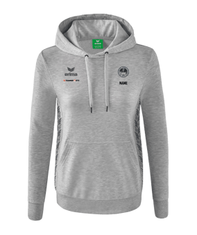 Erima Team Essential Hoody Damen Hellgrau