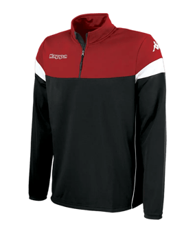 Kappa Novare 1/4 Zip Felpa Nero - nero