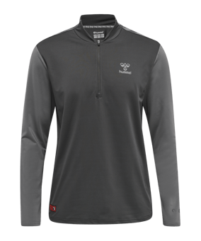 Hummel hmlPRO Grid HalfZip Sweatshirt Grau F2166 - grau