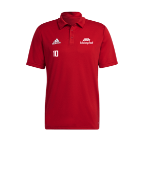adidas Entrada 22 Poloshirt Rot