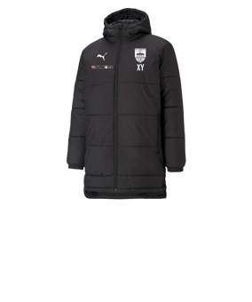 PUMA Bench Jacke Kids Schwarz Weiss F03