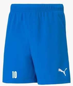 PUMA teamRISE Short Kids Blau Weiss F02