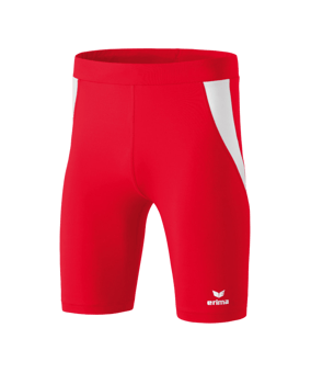 Erima Short Tight Kids Rot Weiss - rot