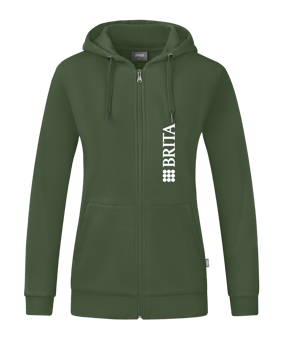 JAKO Organic Kapuzenjacke Damen Grün F240