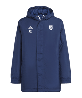 adidas Entrada 22 Stadium Jacke Kids Blau