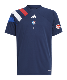 adidas Fortore 23 Trikot Kids Blau Rot Weiss