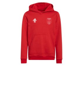 adidas Entrada 22 Hoody Kids Rot