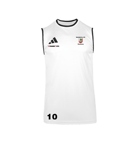 adidas Entrada 26 Sleeveless Trikot Weiß