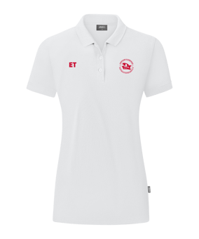 JAKO Organic Poloshirt Damen Weiss F000