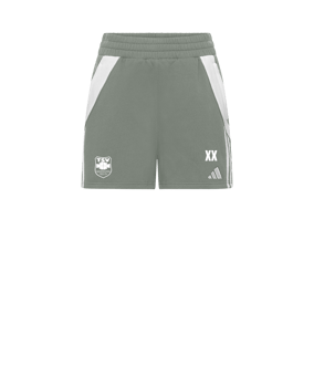 adidas Tiro 24 Short Damen Grau Weiss