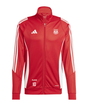 adidas Tiro 24 Trainingsjacke Rot Weiss