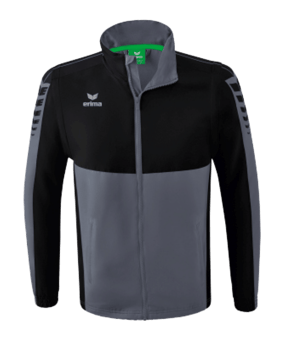 Erima SIX WINGS Jacke abnehmbare Ärme Grau - grau