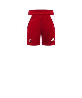 adidas Tiro 24 Short Kids Rot Weiss