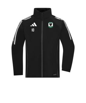 adidas Tiro 24 Regenjacke Schwarz Weiss