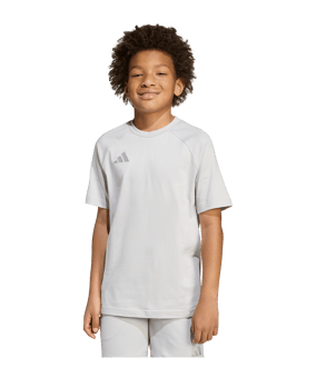 adidas Tiro 25 Travel Trainingsshirt Kids Grau - grau