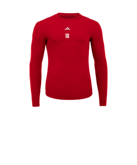 adidas Techfit Longsleeve Kids Rot
