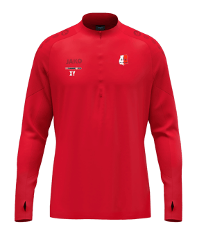 JAKO ZipTop Light Flow Sweatshirt Kids Rot F100