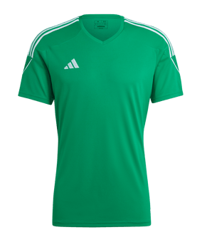 adidas Tiro 23 Trikot Dunkelgrün Weiss - gruen