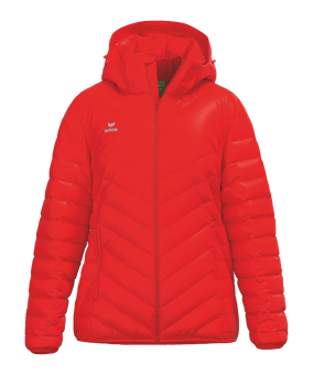 Erima CMPT Puffer Jacke Damen Rot - rot