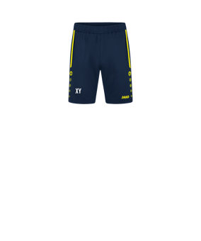 JAKO Allround Trainingsshort Kids Blau Gelb F904