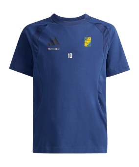adidas Tiro Travel T-Shirt Kids Dunkelblau