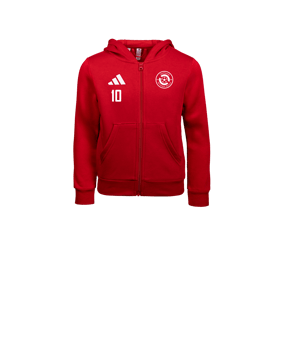adidas Entrada 26 Kapuzenjacke Kids Rot