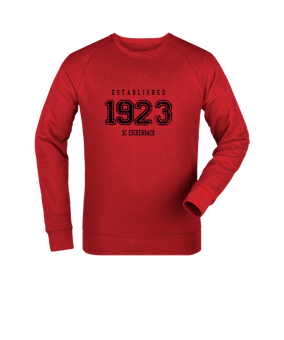 Merch Roller Sweatshirt Red | #established