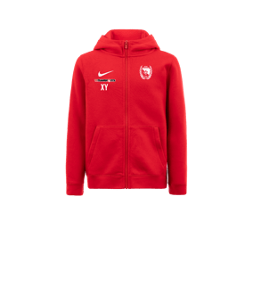 Nike Park 20 Fleece Kapuzenjacke Kids Rot F657