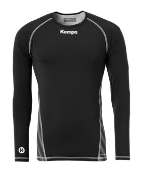 Kempa Attitude Longsleeve Kids Schwarz F02 - schwarz
