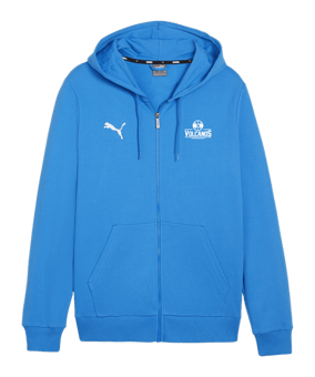 PUMA teamGOAL Casuals Kapuzenjacke Blau F02
