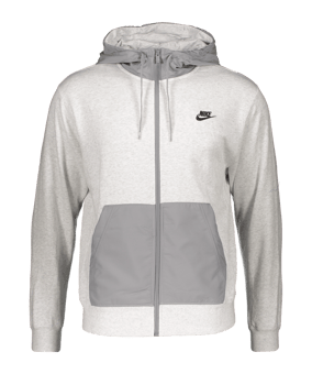 Nike Kapuzenjacke Weiss F051 - grau