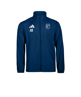 adidas Entrada 26 Regenjacke Dunkelblau
