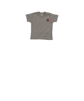 Merch Baby T-Shirt Heather Grey Melange | logo4c