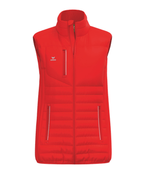 Erima CMPT Puffer Weste Damen Rot - rot