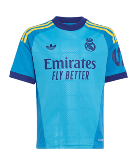 adidas Real Madrid Maillot de gardien de but 3rd 2026/2027 Enfants Bleu - bleu