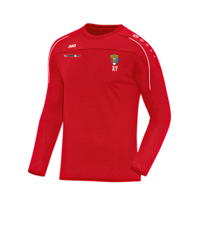 JAKO Classico Sweatshirt Rot Weiss F01