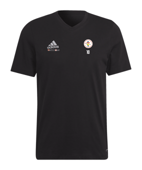 adidas Entrada 22 T-Shirt Schwarz