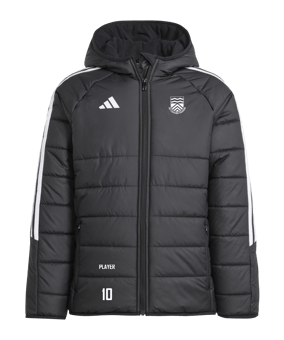 adidas Tiro 24 Winterjacke Kids Schwarz Weiss 
