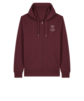11tsmerch Merch Connector 2.0 Zip Sweatjacke Burgundy FC244 Sweatjacke Rot