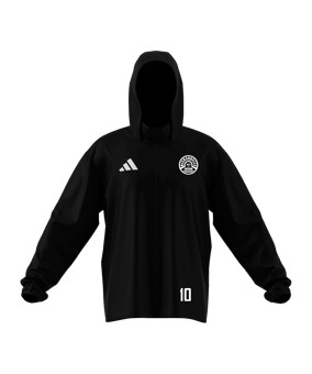 adidas Entrada 26 Regenjacke Schwarz