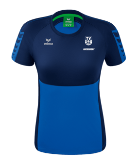 Erima Six Wings T-Shirt Damen Blau Dunkelblau