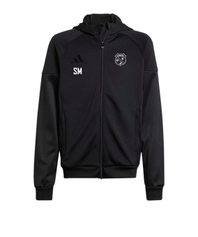 adidas Tiro 25 Travel Kapuzenjacke Schwarz